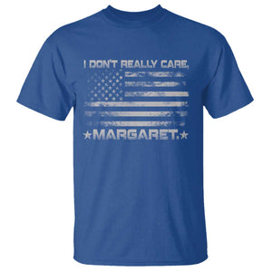 I Don't Really Care Margaret Jd Vance T Shirt VP USA Flag TS10 Royal Blue Print Your Wear