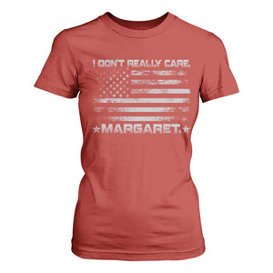I Don't Really Care Margaret Jd Vance T Shirt For Women VP USA Flag TS10 Red Print Your Wear