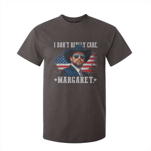 I Don't Really Care Margaret Vice President Jd Vance Cowboy T Shirt For Kid TS10 Dark Chocolate Print Your Wear