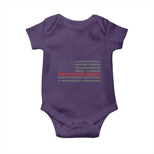 I Don't Really Care Margaret Jd Vance Meme Baby Onesie TS10 Purple Print Your Wear