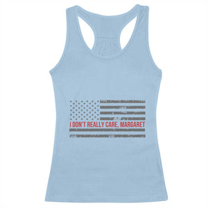 I Don't Really Care Margaret Jd Vance Meme Racerback Tank Top TS10 Light Blue Print Your Wear