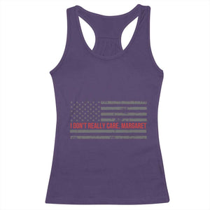 I Don't Really Care Margaret Jd Vance Meme Racerback Tank Top TS10 Purple Print Your Wear