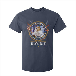 DOGE Department of Government Efficiency T Shirt For Kid Crypto Meme TS10 Navy Print Your Wear