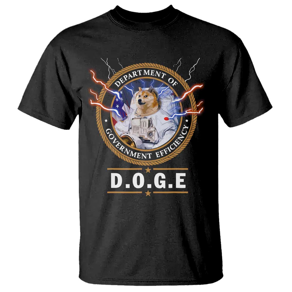 DOGE Department of Government Efficiency T Shirt Crypto Meme TS10 Black Print Your Wear