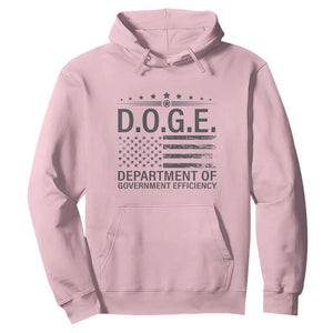 D.O.G.E. DOGE Department of Government Efficiency Hoodie TS10 Light Pink Print Your Wear