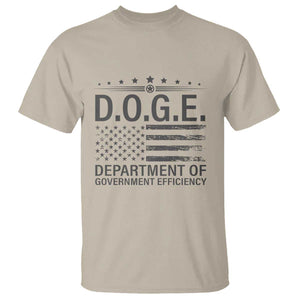 D.O.G.E. DOGE Department of Government Efficiency T Shirt TS10 Sand Print Your Wear