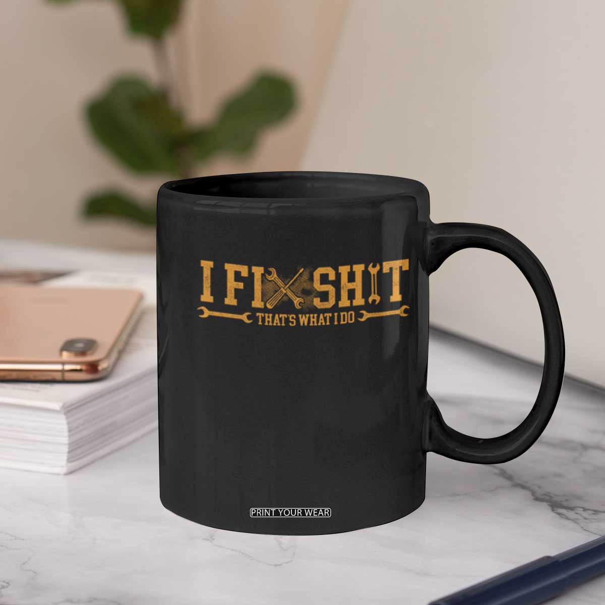 I Fix Shit Thats What I Do Coffee Mug Funny Dad Grandpa TS10 Print Your Wear