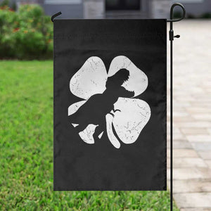 Dinosaur St Patricks Day Shamrock Garden Flag Silhouette Boys Toddler Kids TS10 Print Your Wear