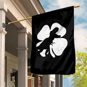 Dinosaur St Patricks Day Shamrock Garden Flag Silhouette Boys Toddler Kids TS10 Print Your Wear