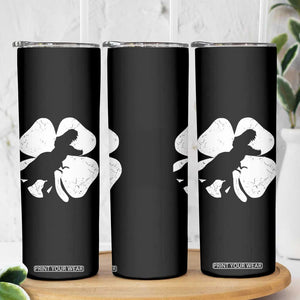 Dinosaur St Patricks Day Shamrock Skinny Tumbler Silhouette Boys Toddler Kids TS10 Print Your Wear