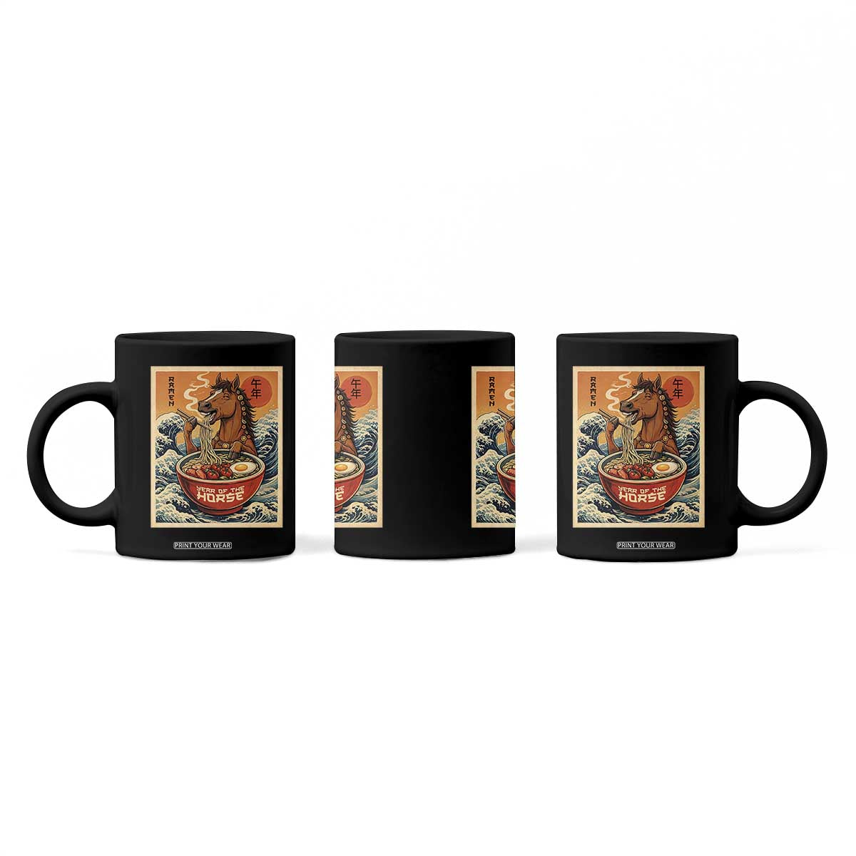 Zodiac Lunar New Year Of The Horse 2026 Coffee Mug Ramen Lovers TS10 Print Your Wear