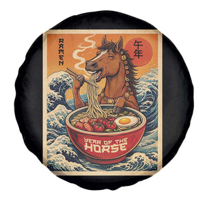 Zodiac Lunar New Year Of The Horse 2026 Spare Tire Cover Ramen Lovers TS10 Print Your Wear