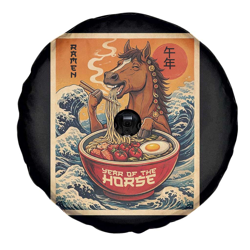 Zodiac Lunar New Year Of The Horse 2026 Spare Tire Cover Ramen Lovers TS10 Print Your Wear