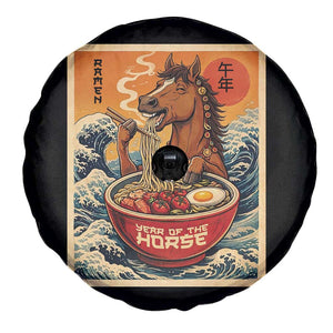 Zodiac Lunar New Year Of The Horse 2026 Spare Tire Cover Ramen Lovers TS10 Print Your Wear