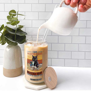 Selected Cat Humor Glass Can Funny I Have Selective Hearing You Werent Vintage TS10 Print Your Wear