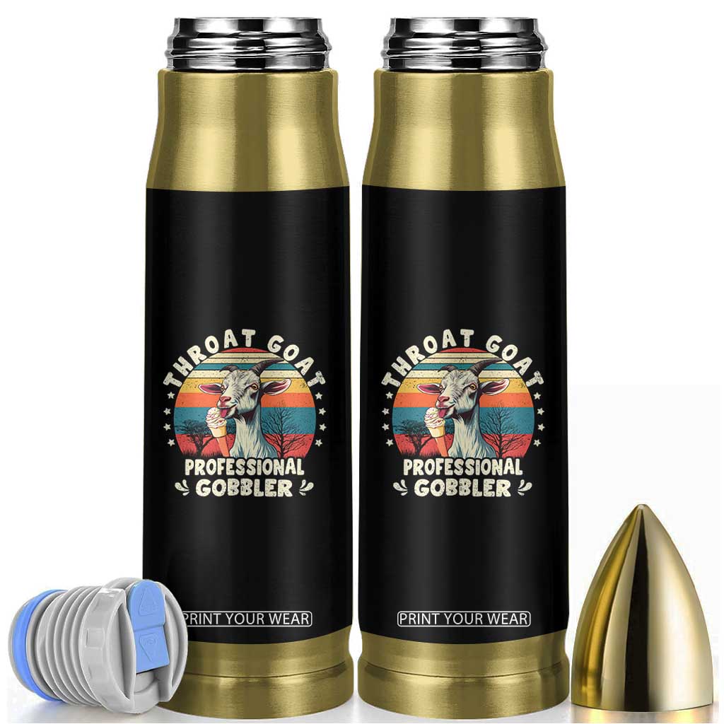 Throat Goat Bullet Tumbler Funny Dirty Humor Embarrassment Vintage TS10 Black Print Your Wear