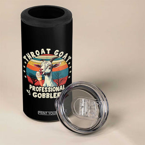 Throat Goat 4 in 1 Can Cooler Tumbler Funny Dirty Humor Embarrassment Vintage TS10 Print Your Wear