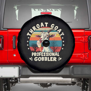 Throat Goat Spare Tire Cover Funny Dirty Humor Embarrassment Vintage TS10 Black Print Your Wear