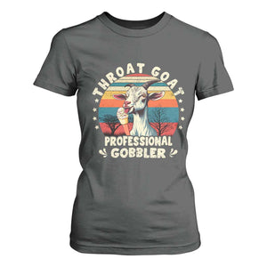 Throat Goat T Shirt For Women Funny Dirty Humor Embarrassment Vintage TS10 Dark Heather Print Your Wear