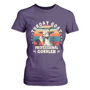 Throat Goat T Shirt For Women Funny Dirty Humor Embarrassment Vintage TS10 Purple Print Your Wear