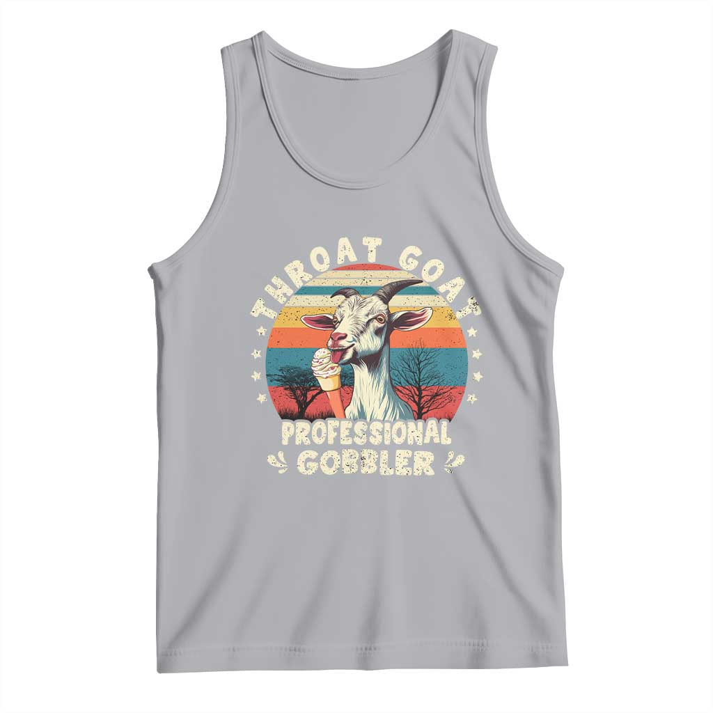 Throat Goat Tank Top Funny Dirty Humor Embarrassment Vintage TS10 Athletic Heather Print Your Wear