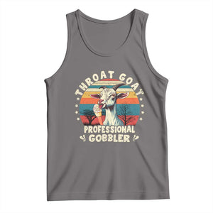 Throat Goat Tank Top Funny Dirty Humor Embarrassment Vintage TS10 Deep Heather Print Your Wear