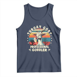 Throat Goat Tank Top Funny Dirty Humor Embarrassment Vintage TS10 Navy Print Your Wear