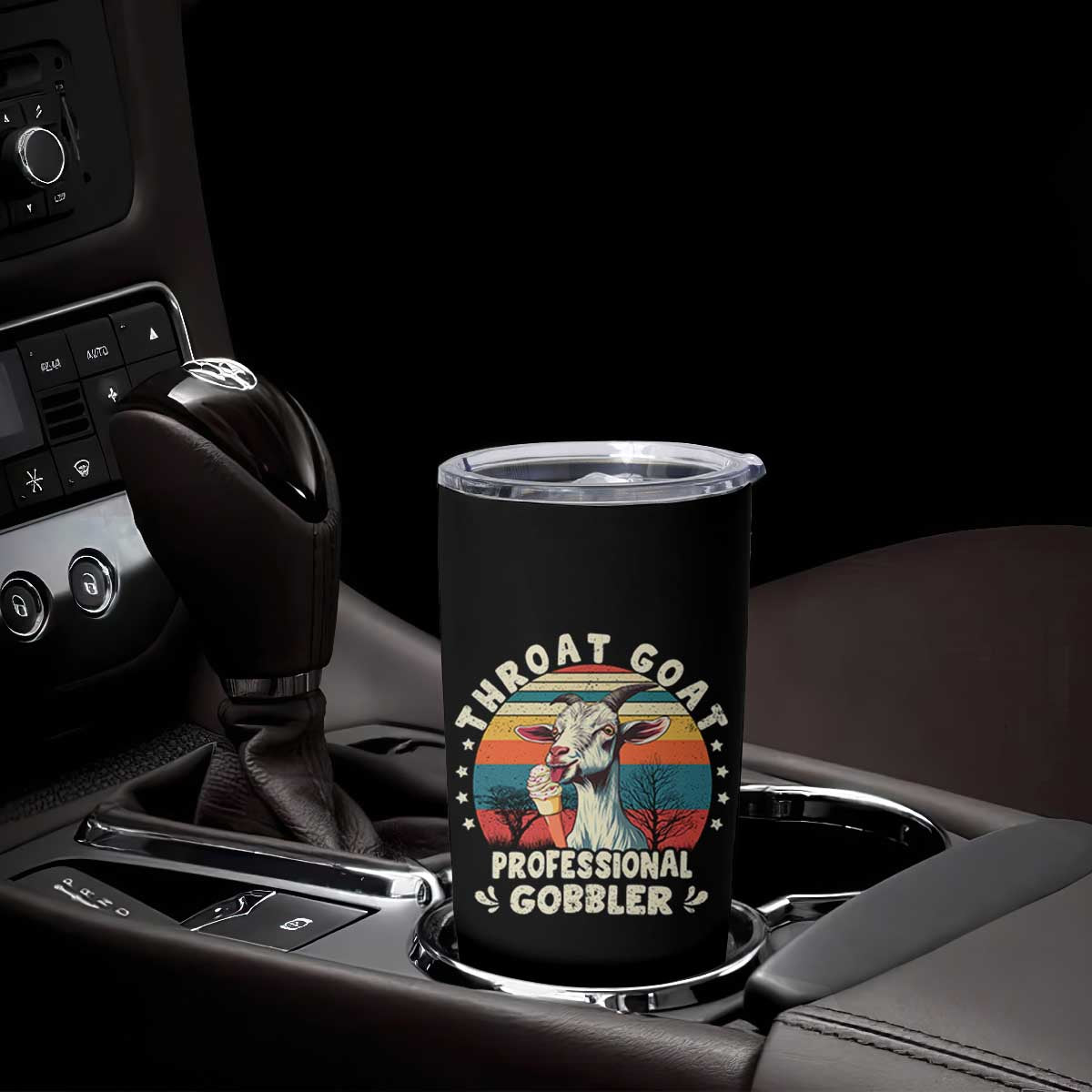 Throat Goat Tumbler Cup Funny Dirty Humor Embarrassment Vintage TS10 Print Your Wear