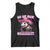 Cowboy Opossum Go On Now Git Tank Top Funny Possum Pink Cowgirl Hat Western Wild West TS10 Black Print Your Wear