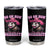 Cowboy Opossum Go On Now Git Tumbler Cup Funny Possum Pink Cowgirl Hat Western Wild West TS10 Black Print Your Wear