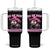 Cowboy Opossum Go On Now Git Tumbler With Handle Funny Possum Pink Cowgirl Hat Western Wild West TS10 One Size: 40 oz Black Print Your Wear