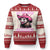 Cowboy Opossum Go On Now Git Knit Sweatshirt Funny Possum Pink Cowgirl Hat Western Wild West TS10 Red Print Your Wear