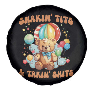 Shakin' Tits and Takin' Shits Spare Tire Cover Naughty Funny Inappropriate TS10 Print Your Wear