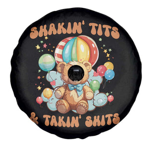 Shakin' Tits and Takin' Shits Spare Tire Cover Naughty Funny Inappropriate TS10 Print Your Wear