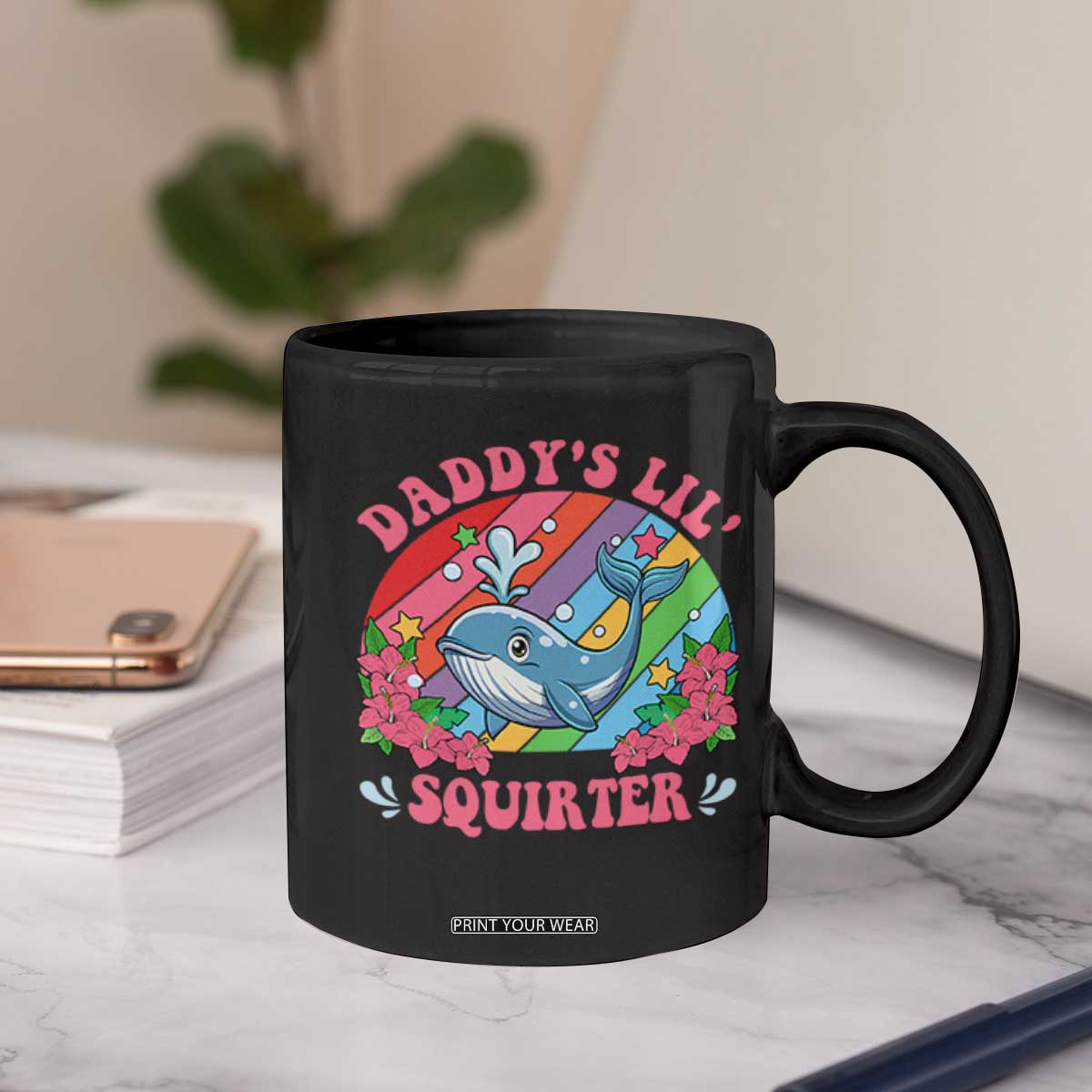 Funny Daddy's Lil Squirter Inappropriate Embarrassing Coffee Mug TS10 Print Your Wear
