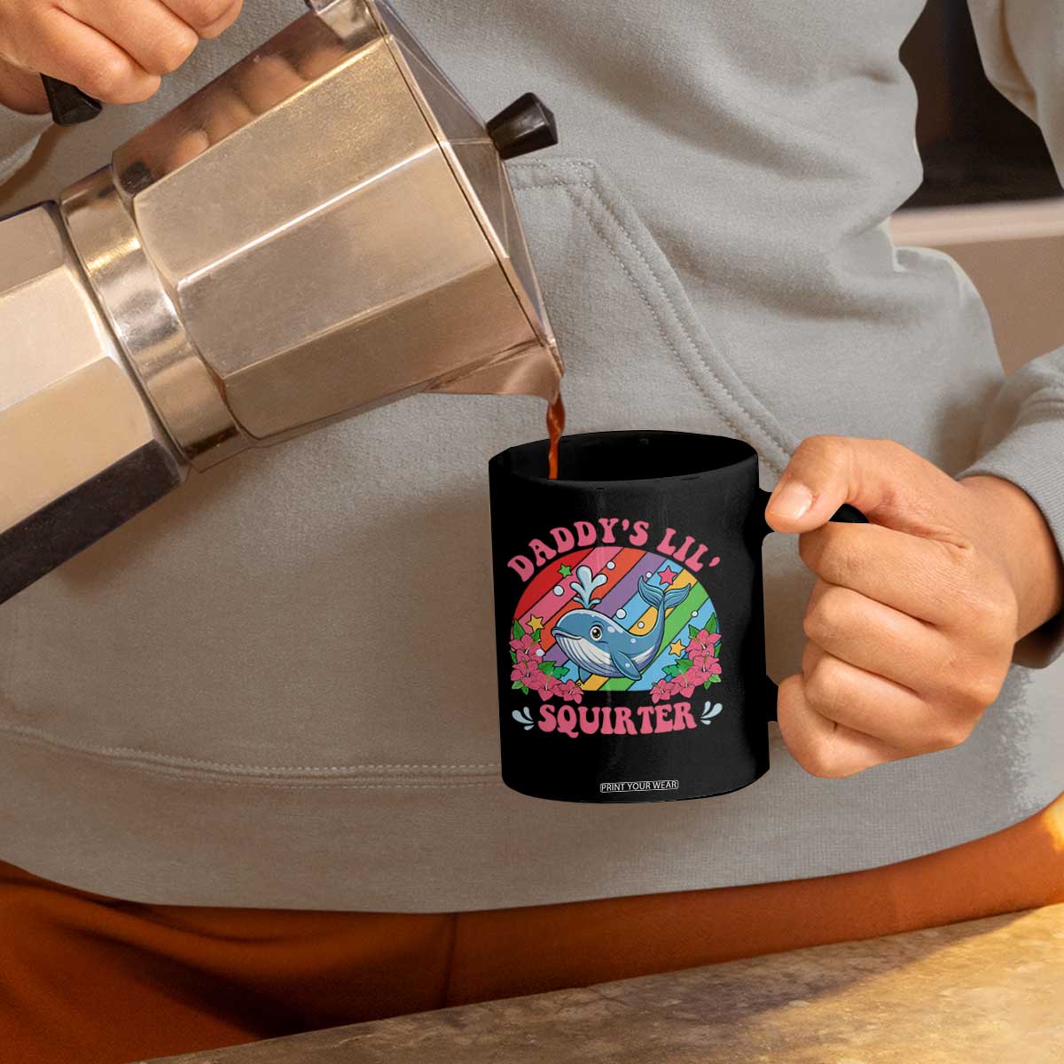 Funny Daddy's Lil Squirter Inappropriate Embarrassing Coffee Mug TS10 Print Your Wear