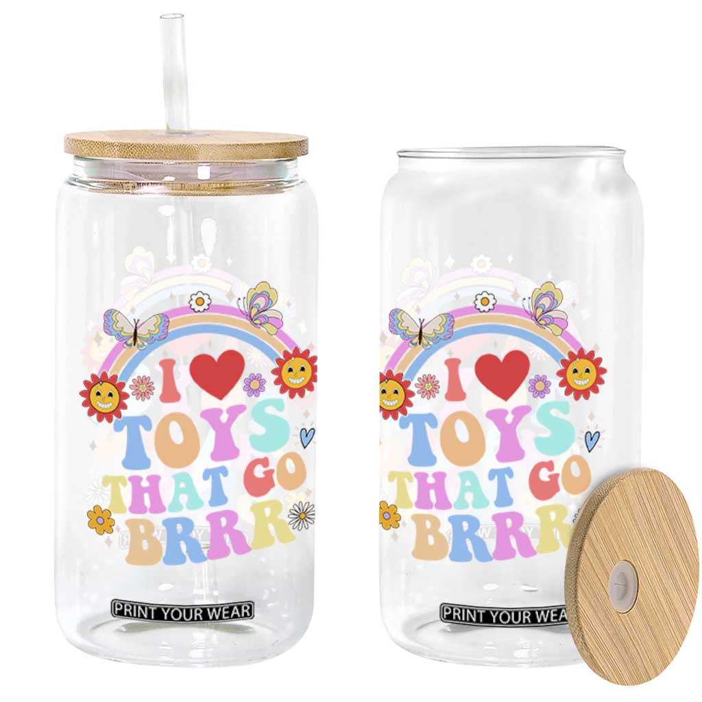 Funny Embarrassing Glass Can I Love Toys That Go Brrr Adult Humor TS10 Print Your Wear
