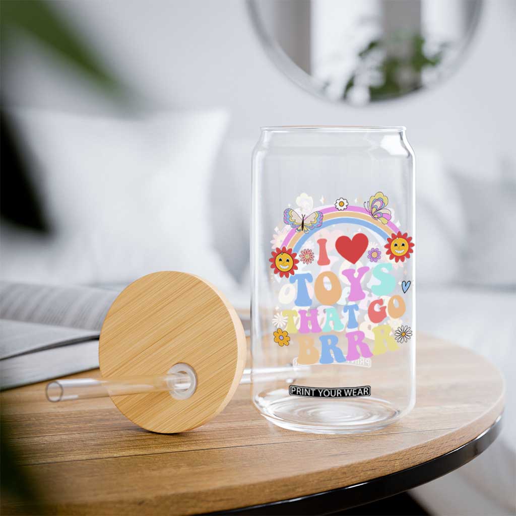 Funny Embarrassing Glass Can I Love Toys That Go Brrr Adult Humor TS10 Print Your Wear