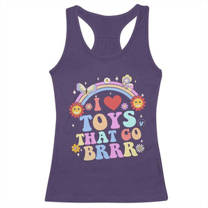 Funny Embarrassing Racerback Tank Top I Love Toys That Go Brrr Adult Humor TS10 Purple Print Your Wear