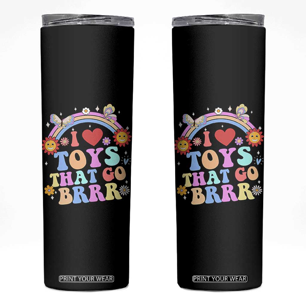 Funny Embarrassing Skinny Tumbler I Love Toys That Go Brrr Adult Humor TS10 Black Print Your Wear