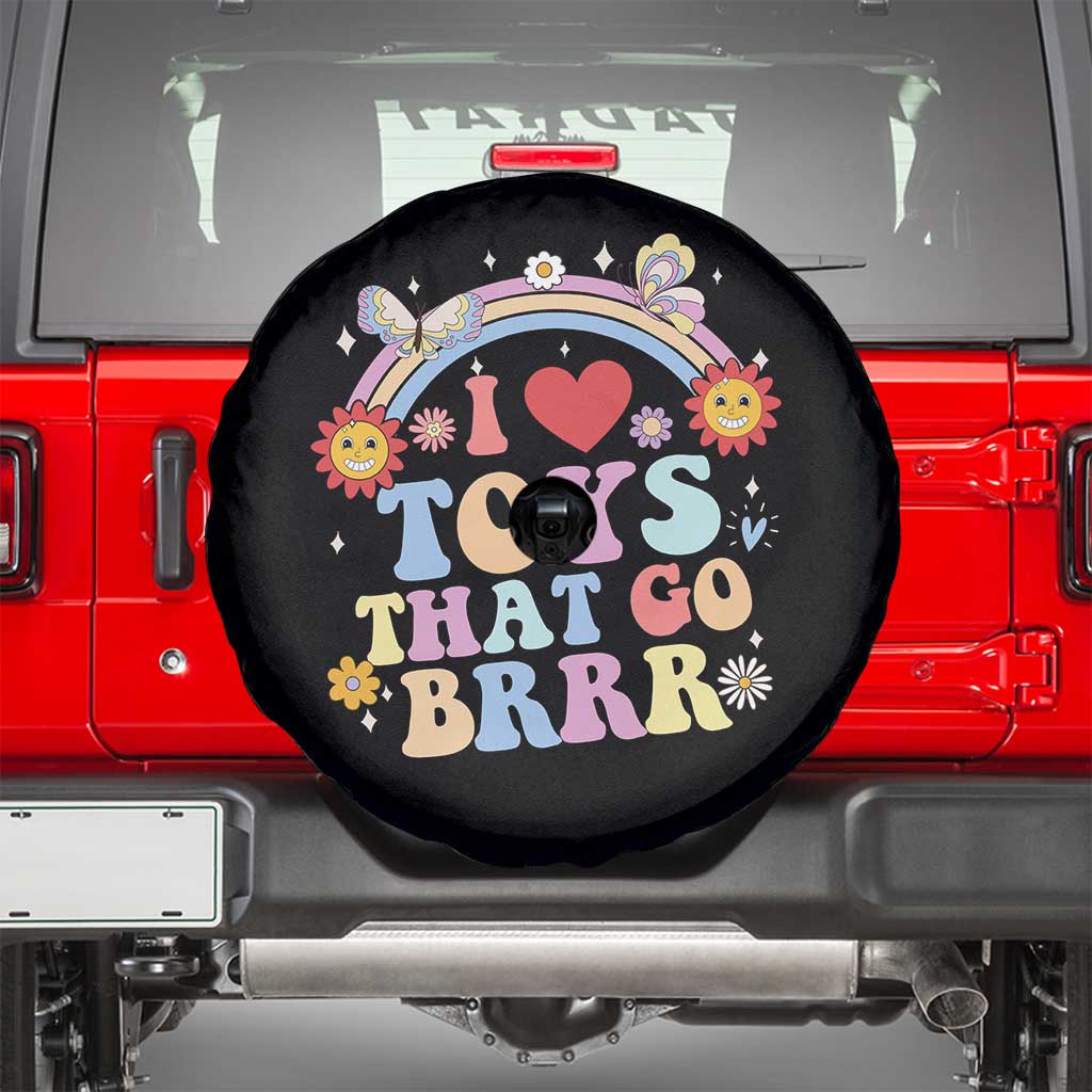 Funny Embarrassing Spare Tire Cover I Love Toys That Go Brrr Adult Humor TS10 Black Print Your Wear
