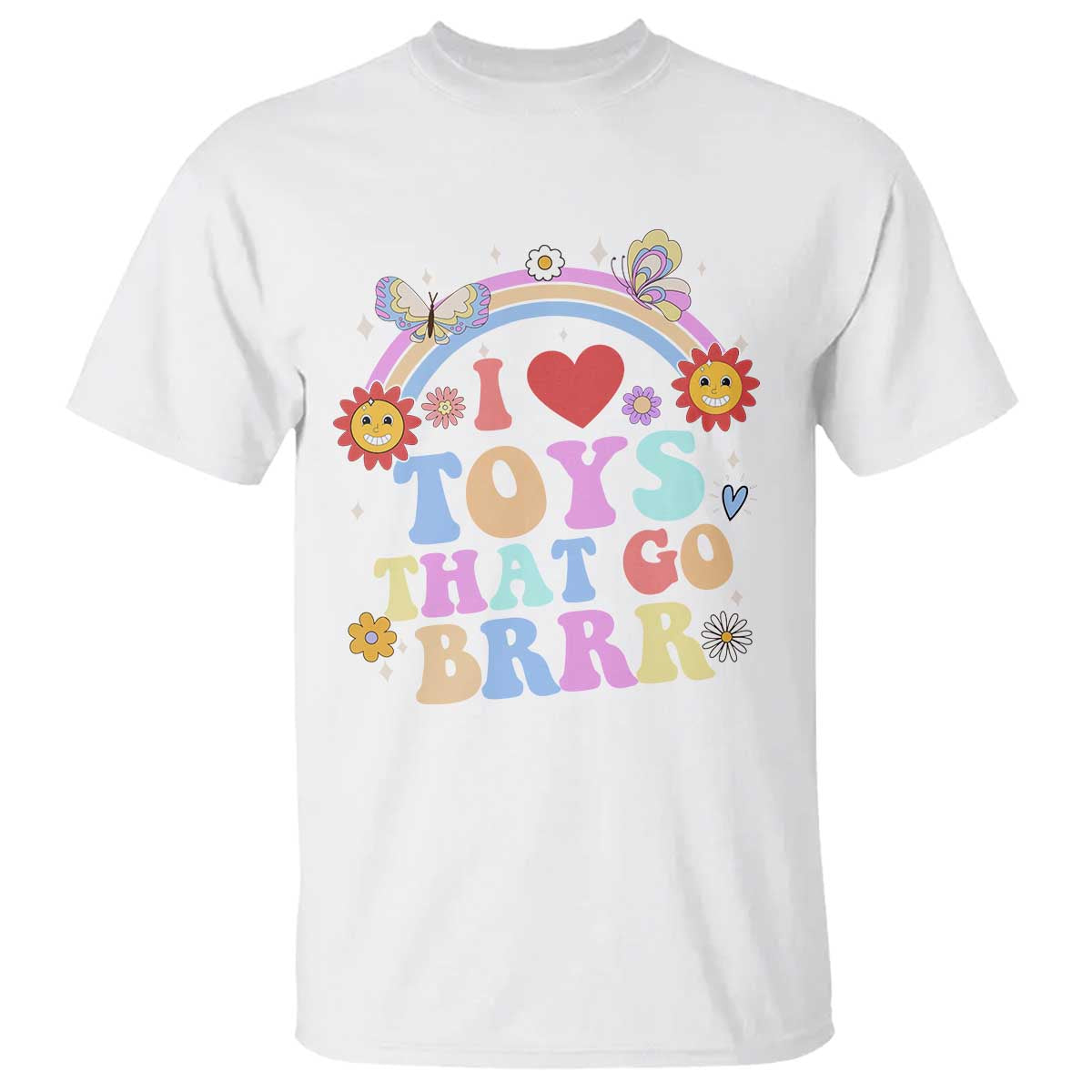 Funny Embarrassing T Shirt I Love Toys That Go Brrr Adult Humor TS10 White Print Your Wear