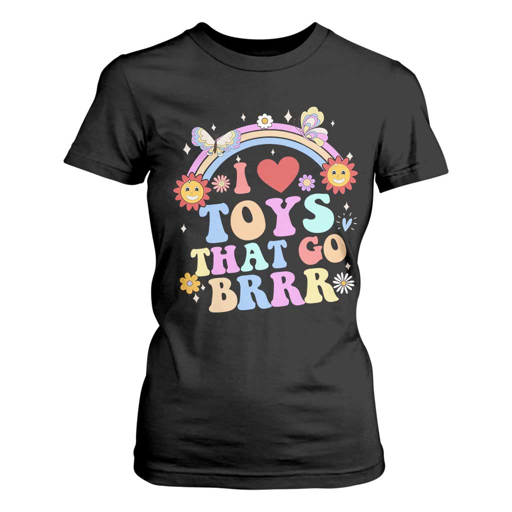 Funny Embarrassing T Shirt For Women I Love Toys That Go Brrr Adult Humor TS10 Black Print Your Wear