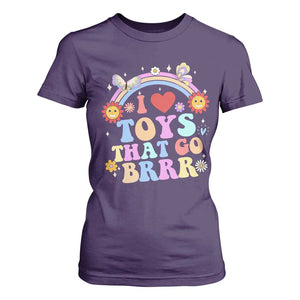 Funny Embarrassing T Shirt For Women I Love Toys That Go Brrr Adult Humor TS10 Purple Print Your Wear