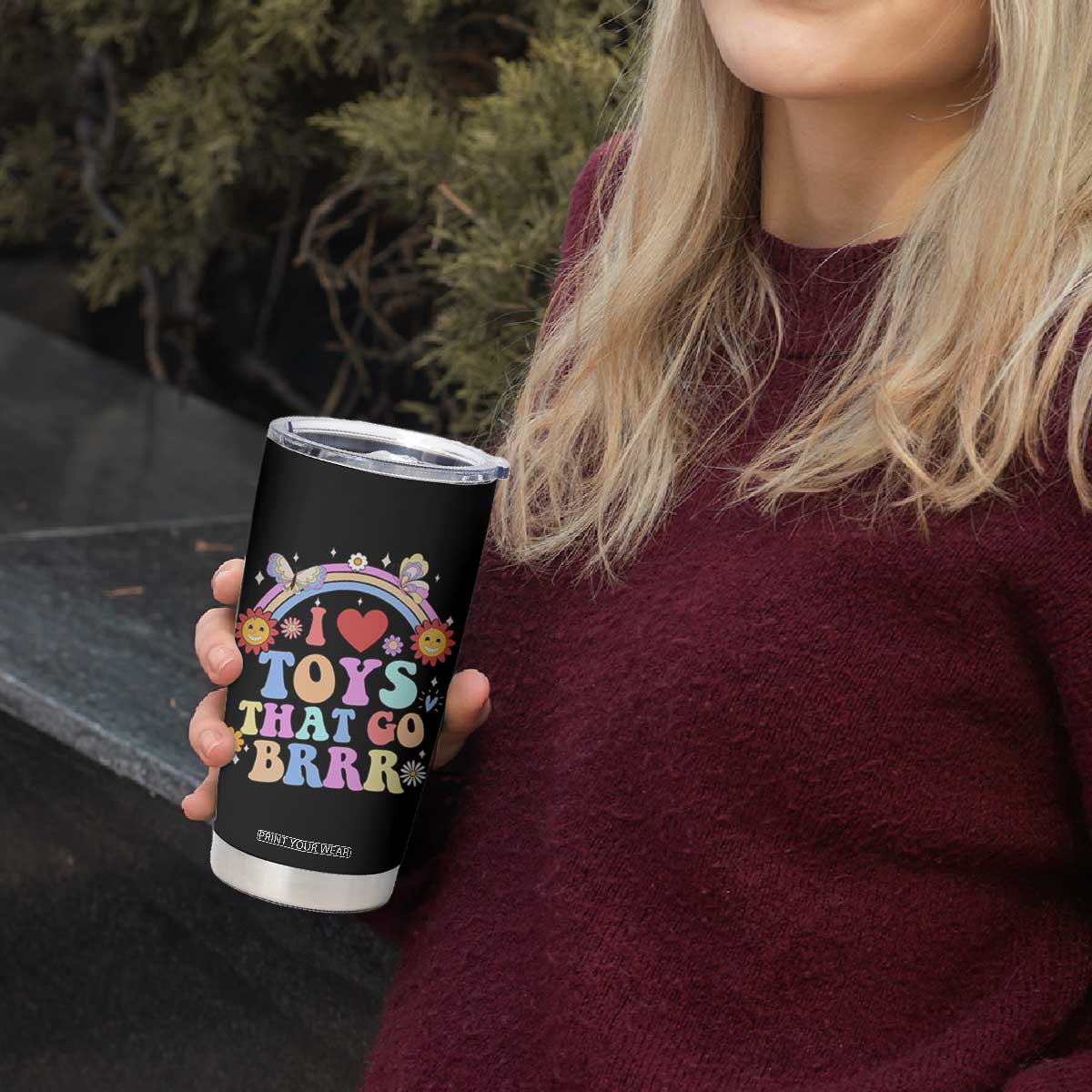 Funny Embarrassing Tumbler Cup I Love Toys That Go Brrr Adult Humor TS10 Print Your Wear
