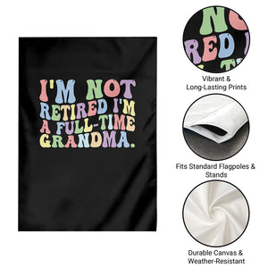 Retired Grandma Garden Flag Funny Retirement Gifts For Grandma TS10 Print Your Wear