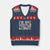 Retired Grandma V-Neck Knit Sweater Vest Funny Retirement Gifts For Grandma TS10 Navy Red Print Your Wear