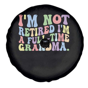 Retired Grandma Spare Tire Cover Funny Retirement Gifts For Grandma TS10 Print Your Wear