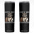 Just A Dad Who Always Came Back With The Milk Skinny Tumbler Retro Raccoon Camo Fathers Day TS10 Black Print Your Wear