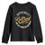 Retired 2025 Youth Sweatshirt Funny Retirement Not My Problem Anymore TS10 Black Print Your Wear